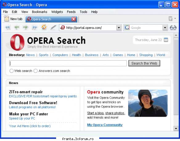 browser-ul opera pentru windows, cu o mai mare cu o mai bună e-mail și utilizator de web