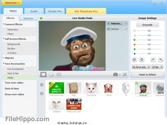 manycam 4.0.63 download nice little tool which adds lots fun your video chats.what manycam?- add