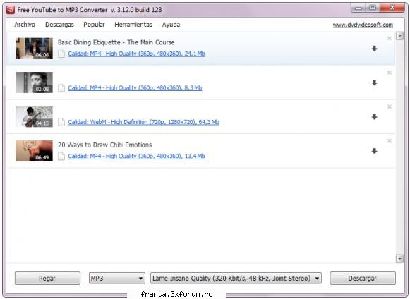 free youtube to mp3 converter va permite sa convertiti muzica din clipurile de pe youtube in format