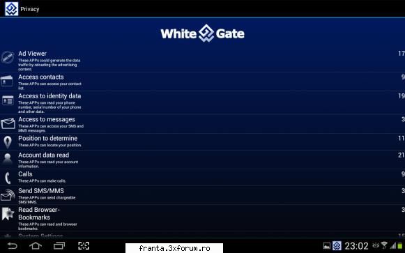 White Gate - Antivirus Android - White-Gate AV is an AntiVirus security App for - Mobile / Portable